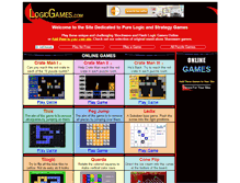 Tablet Screenshot of logicgames.com